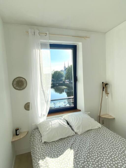 Quimper: T3 Avec Vue Cathedrale Proche Gare Apartment Exterior foto